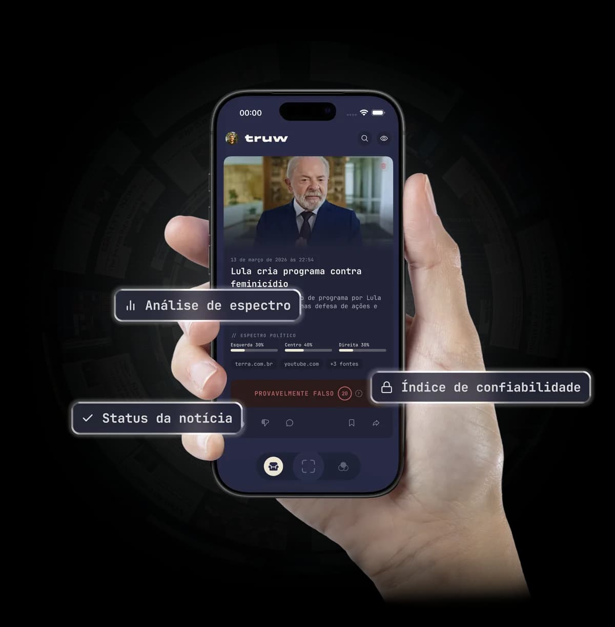 Truw App - Notícias verificadas