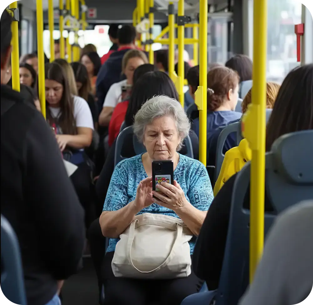 Leitura acessível no transporte público